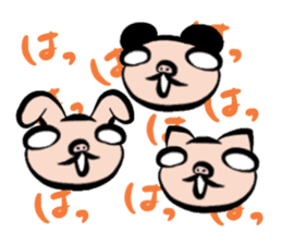 Pig nose friend sticker #5759475