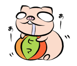 Pig nose friend sticker #5759486