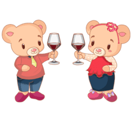 Cute Fashion Bears sticker #5759713