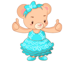 Cute Fashion Bears sticker #5759725