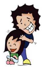 Funny sister, brother sticker #5759745