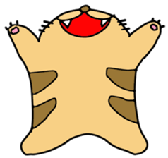 Tiger cat Toto2 sticker #5759894