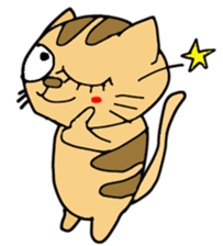 Tiger cat Toto2 sticker #5759895