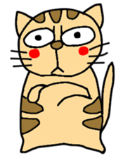 Tiger cat Toto2 sticker #5759897