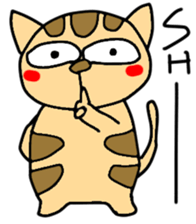 Tiger cat Toto2 sticker #5759898