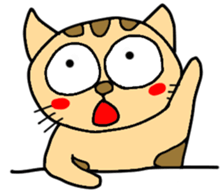 Tiger cat Toto2 sticker #5759908