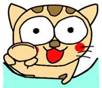 Tiger cat Toto2 sticker #5759909