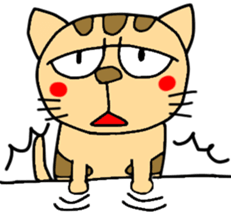 Tiger cat Toto2 sticker #5759912