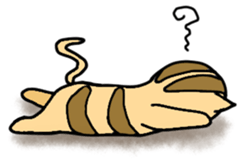 Tiger cat Toto2 sticker #5759914