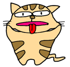 Tiger cat Toto2 sticker #5759921