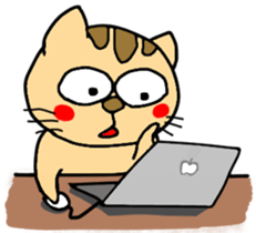 Tiger cat Toto2 sticker #5759925