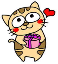 Tiger cat Toto2 sticker #5759926