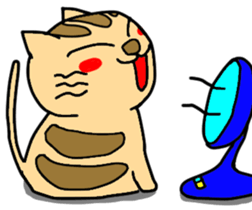 Tiger cat Toto2 sticker #5759930