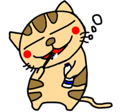 Tiger cat Toto2 sticker #5759931