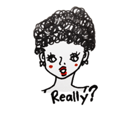 Cool women sticker #5760054