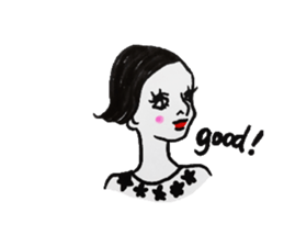 Cool women sticker #5760056