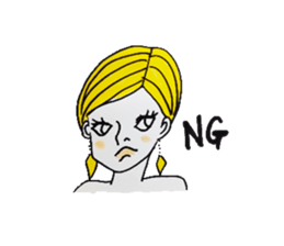 Cool women sticker #5760064