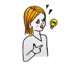 Cool women sticker #5760084