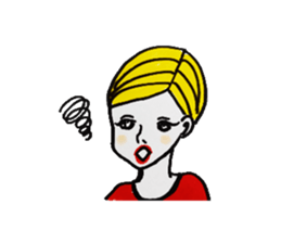 Cool women sticker #5760091