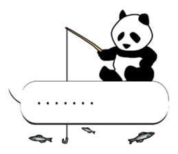 Monochrome Panda PART2 sticker #5760123