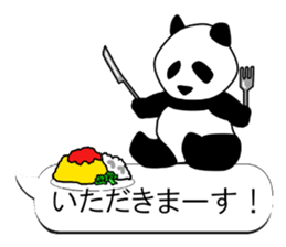 Monochrome Panda PART2 sticker #5760131