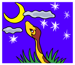 Habu lady sticker #5760502