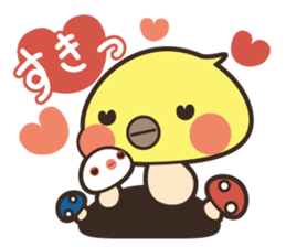 Bird mushrooms sticker #5760737