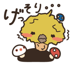 Bird mushrooms sticker #5760765