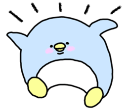 Soothing penguin sticker #5761105