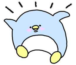 Soothing penguin sticker #5761105