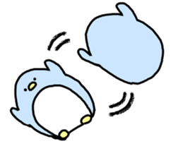 Soothing penguin sticker #5761106