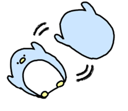 Soothing penguin sticker #5761106