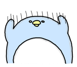 Soothing penguin sticker #5761115