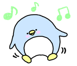 Soothing penguin sticker #5761123