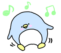 Soothing penguin sticker #5761123