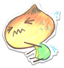 "KURIKINTON" is chestnuts sticker #5761480