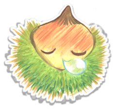 "KURIKINTON" is chestnuts sticker #5761481