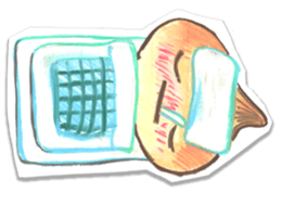 "KURIKINTON" is chestnuts sticker #5761489