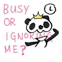 Stop being Bossy, Panda sticker #5761774