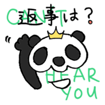 Stop being Bossy, Panda sticker #5761776