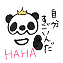 Stop being Bossy, Panda sticker #5761784