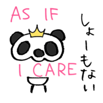 Stop being Bossy, Panda sticker #5761787