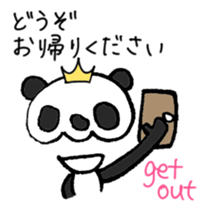 Stop being Bossy, Panda sticker #5761792