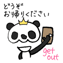 Stop being Bossy, Panda sticker #5761792