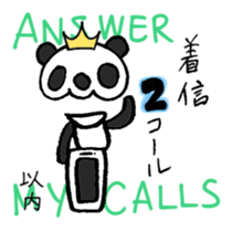 Stop being Bossy, Panda sticker #5761794