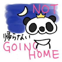 Stop being Bossy, Panda sticker #5761806