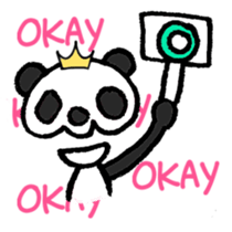 Stop being Bossy, Panda sticker #5761808