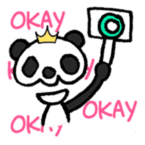 Stop being Bossy, Panda sticker #5761808