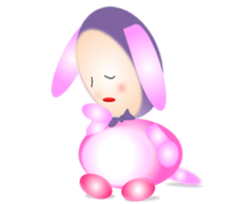 Healing dog "KIKIMASU WAN" -English - sticker #5763159