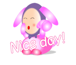 Healing dog "KIKIMASU WAN" -English - sticker #5763170